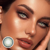 Lentes de contacto de color Perla Deep Grey con prescripción médica